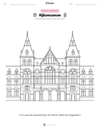 Aperçu de la feuille de travail imprimable Rijksmuseum