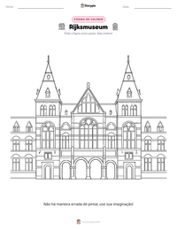 Prévia da folha de atividades imprimível Rijksmuseum