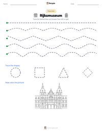 Rijksmuseum printable worksheet preview