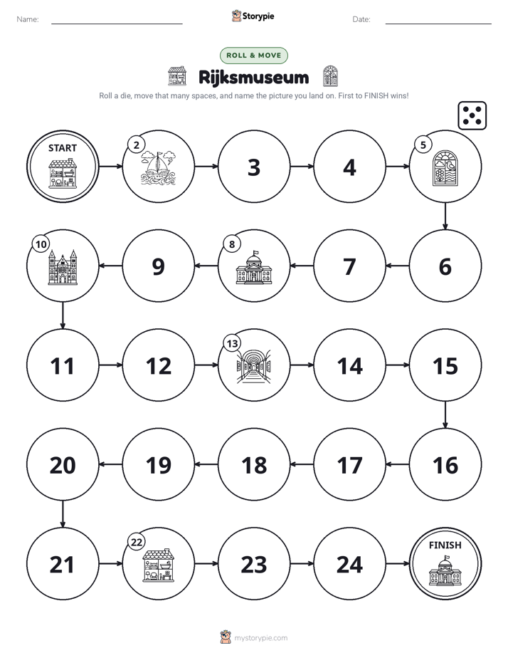 Roll & Move Game