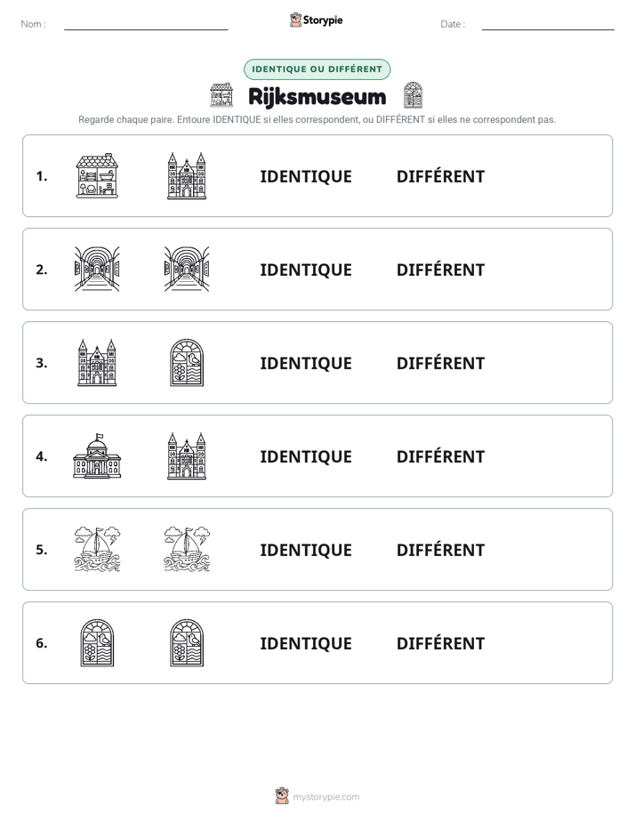 Identique ou Différent
