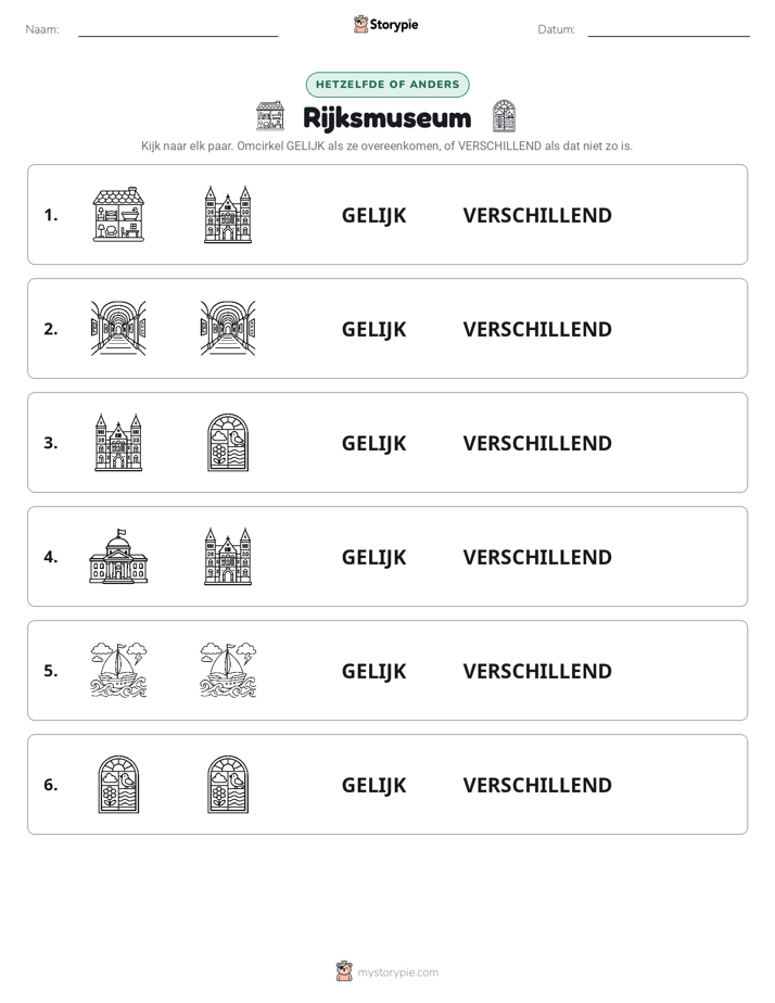 Zelfde of Verschillend