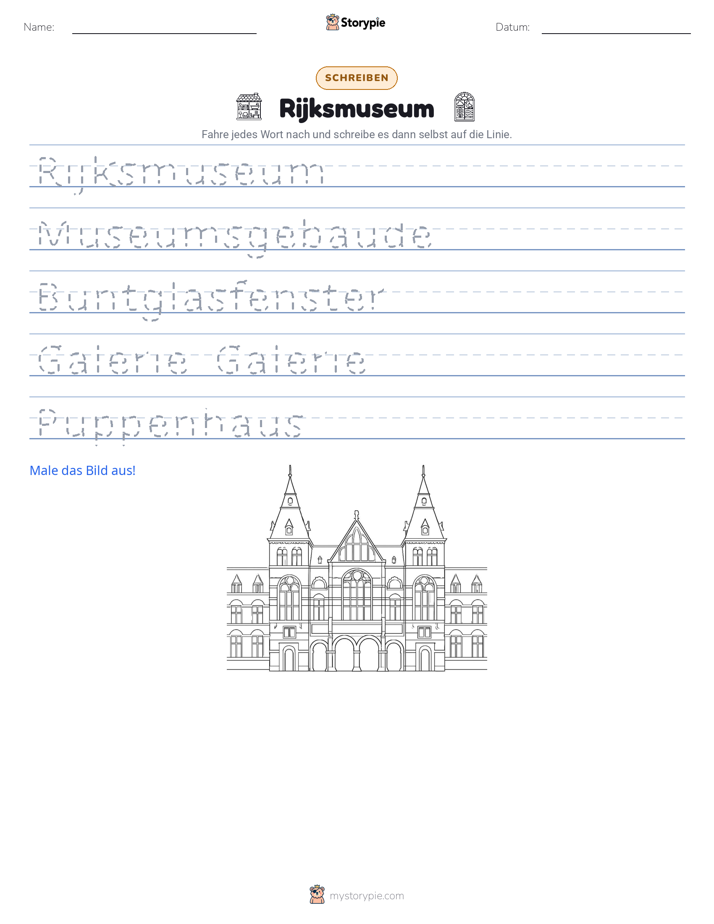 Schreibübung