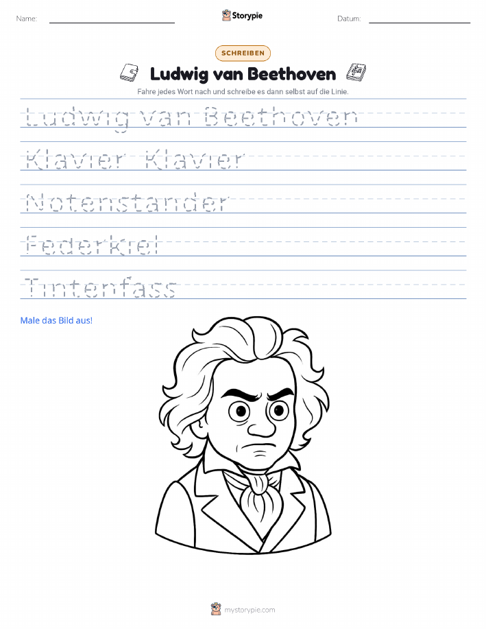 Schreibübung