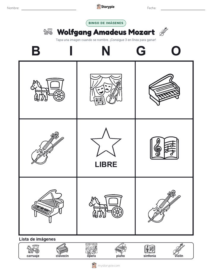 Bingo de Imágenes