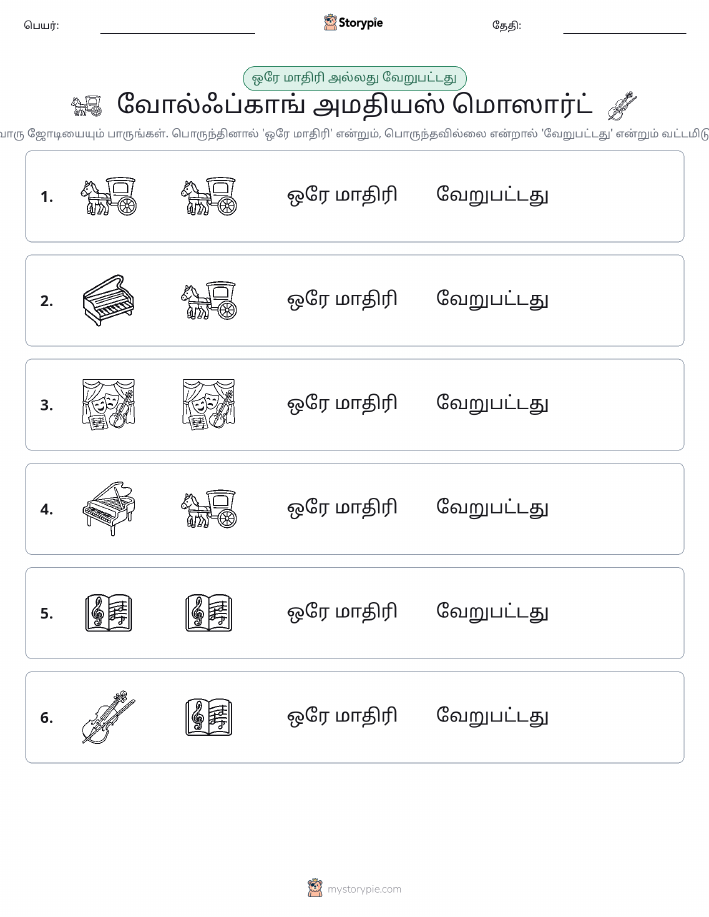 அதே அல்லது மாறுபட்டது