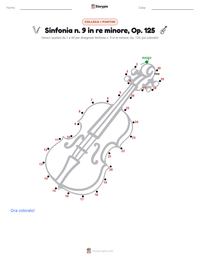 Anteprima della scheda stampabile di Sinfonia n. 9 in re minore, Op. 125