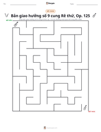 Xem trước tài liệu in sẵn Bản giao hưởng số 9 cung Rê thứ, Op. 125