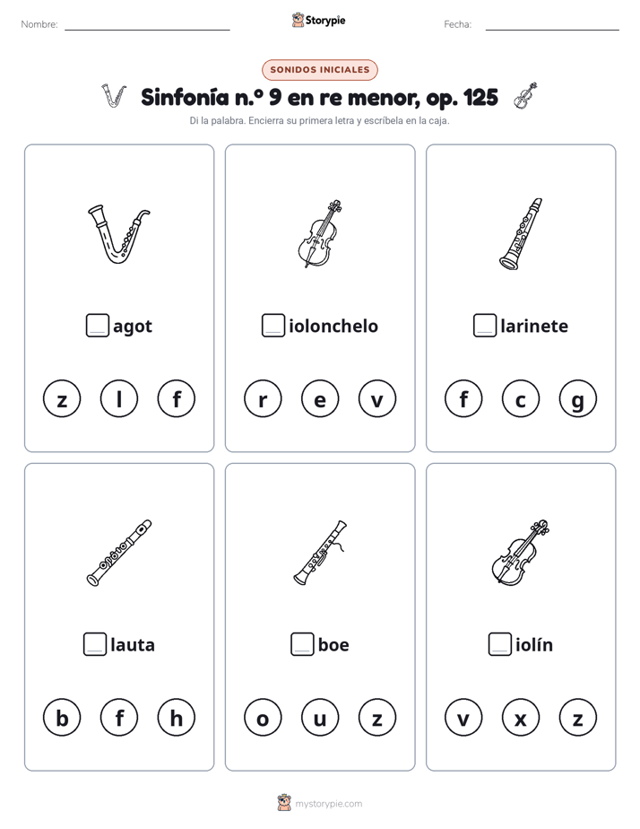 Sonidos Iniciales