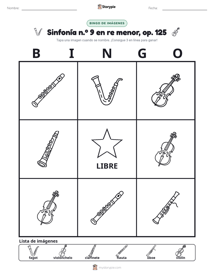 Bingo de Imágenes