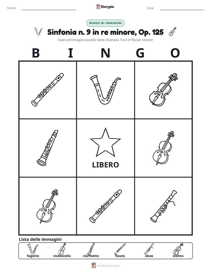 Bingo delle Immagini