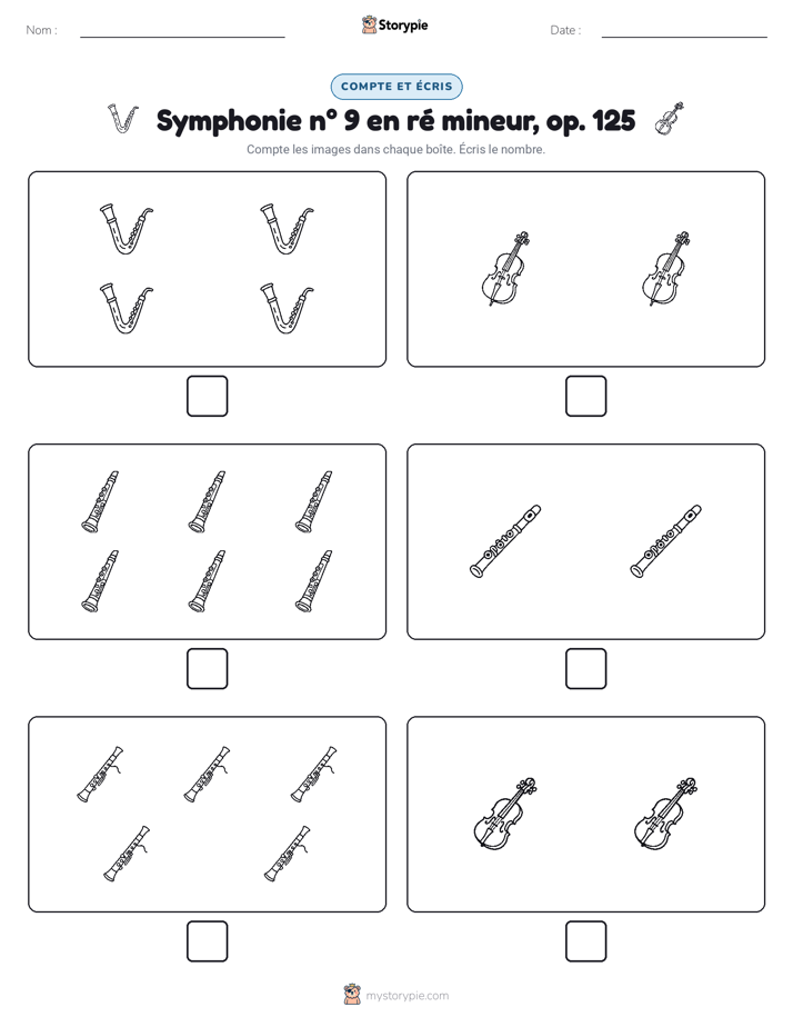Compter & Écrire