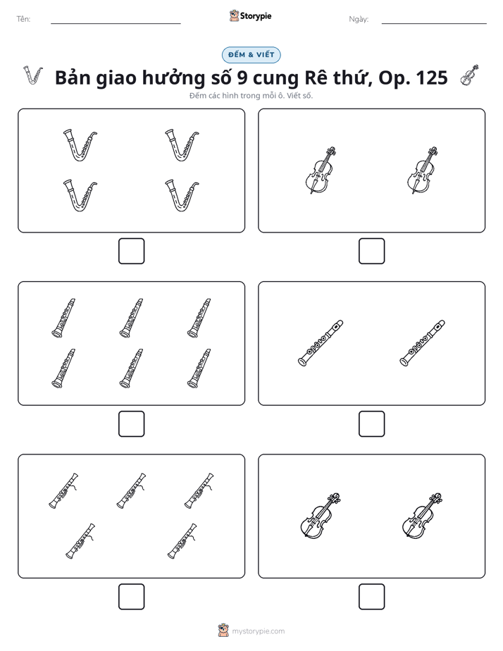 Đếm & Viết