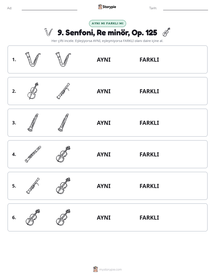 Aynı mı Farklı mı