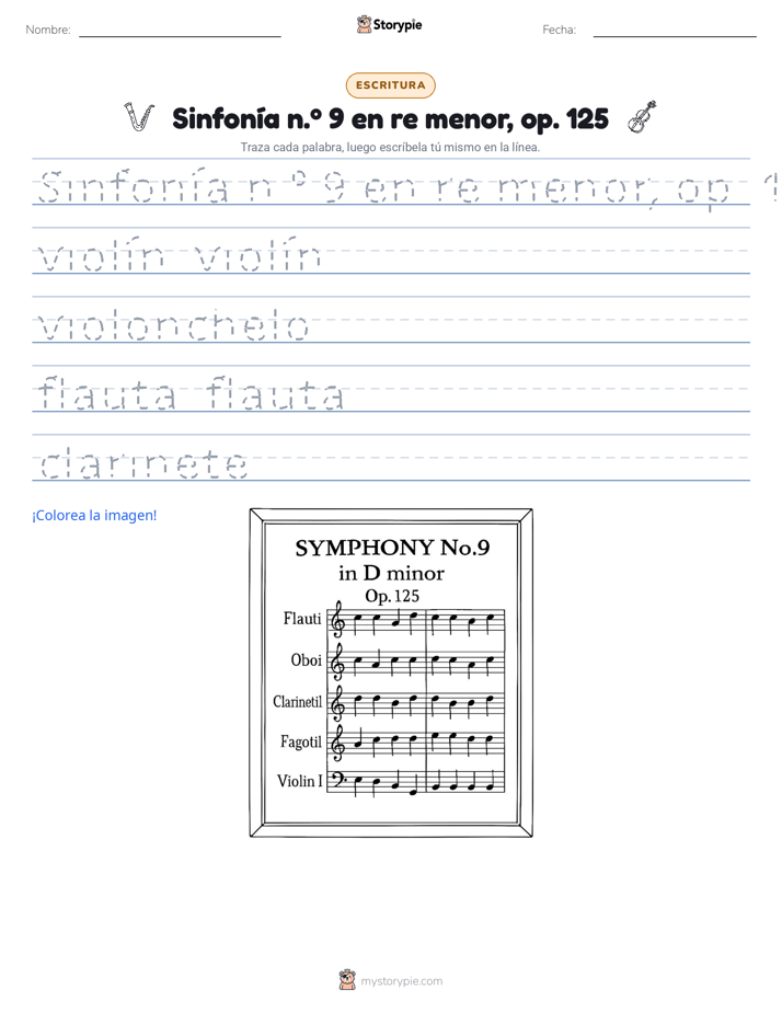 Práctica de Escritura