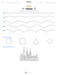 Vienna printable worksheet preview