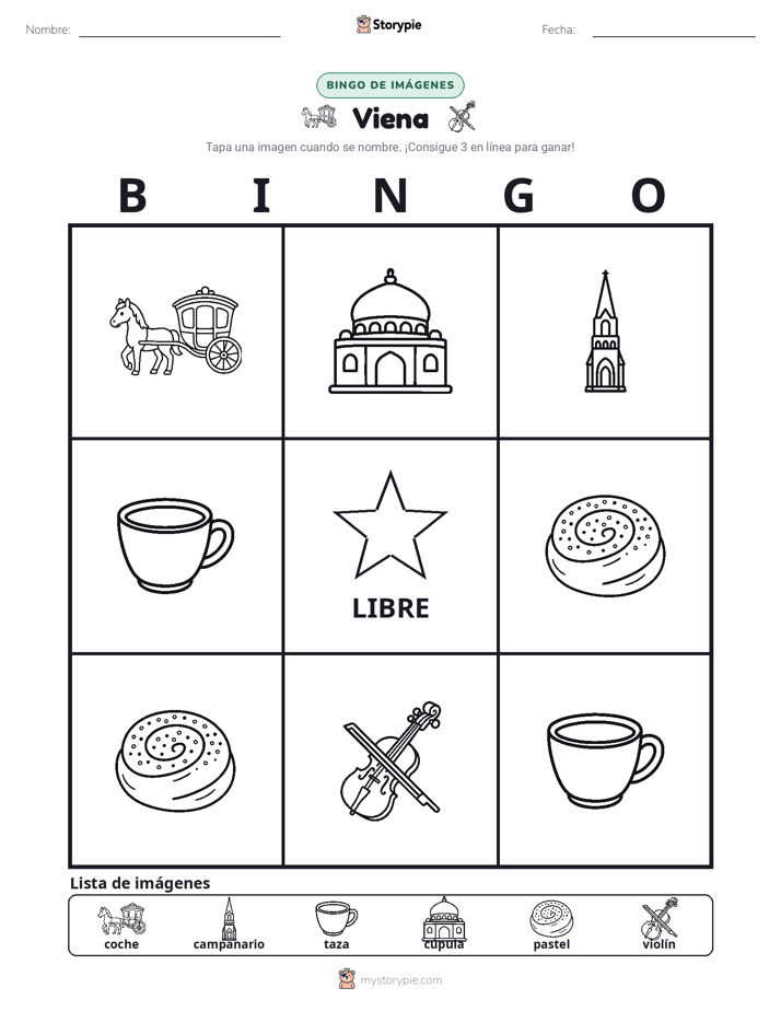 Bingo de Imágenes