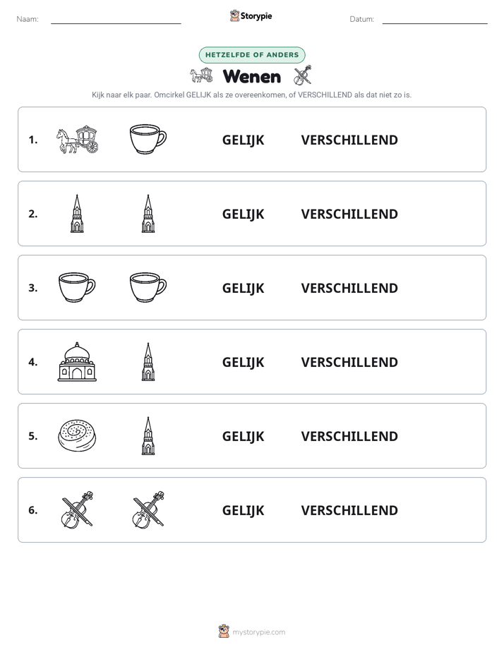 Zelfde of Verschillend