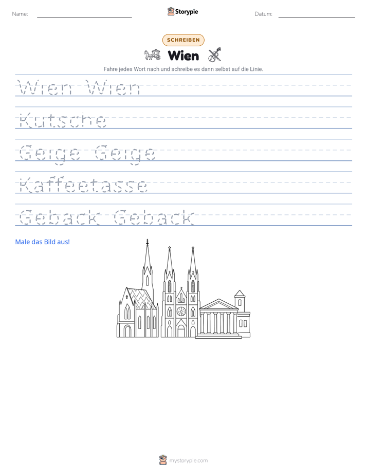 Schreibübung
