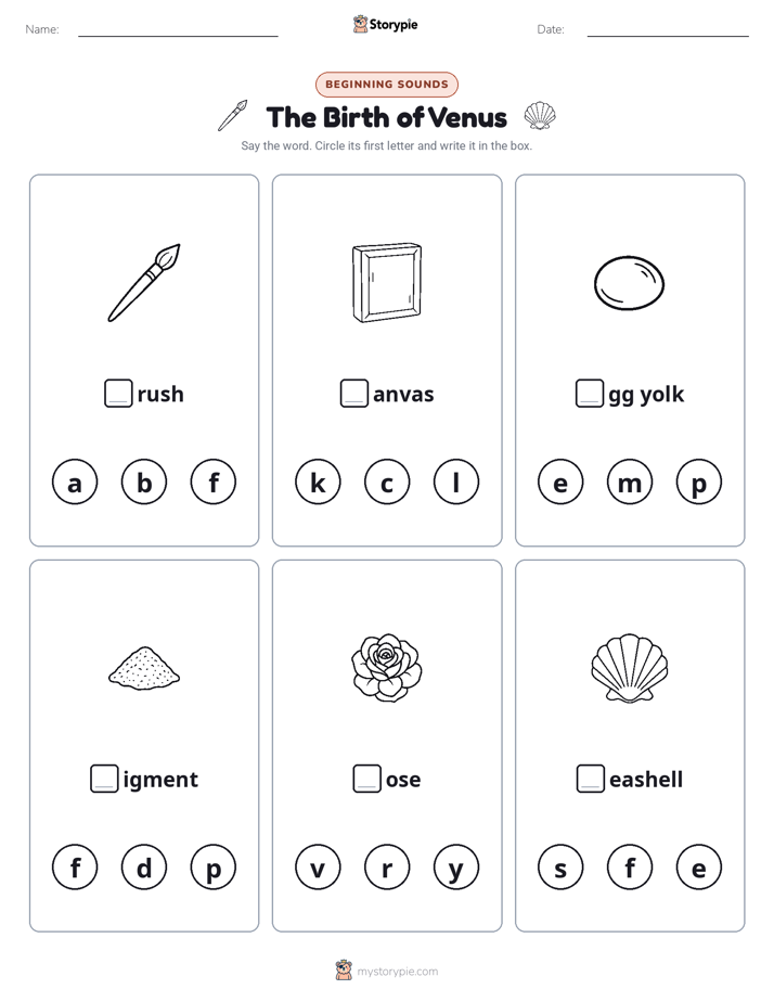 Beginning Sounds