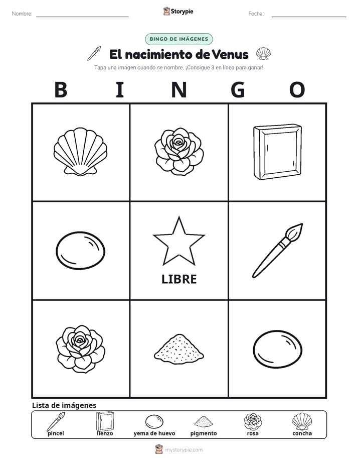 Bingo de Imágenes