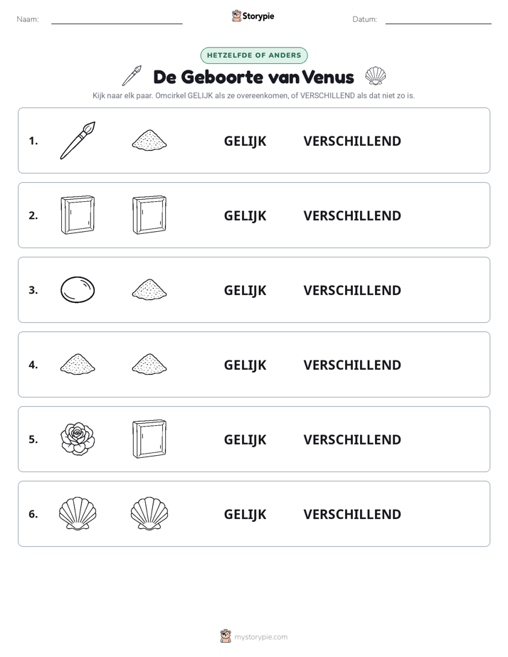 Zelfde of Verschillend
