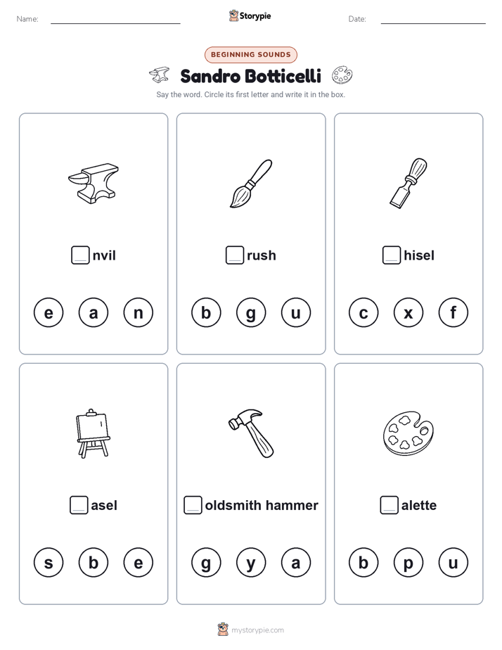 Beginning Sounds