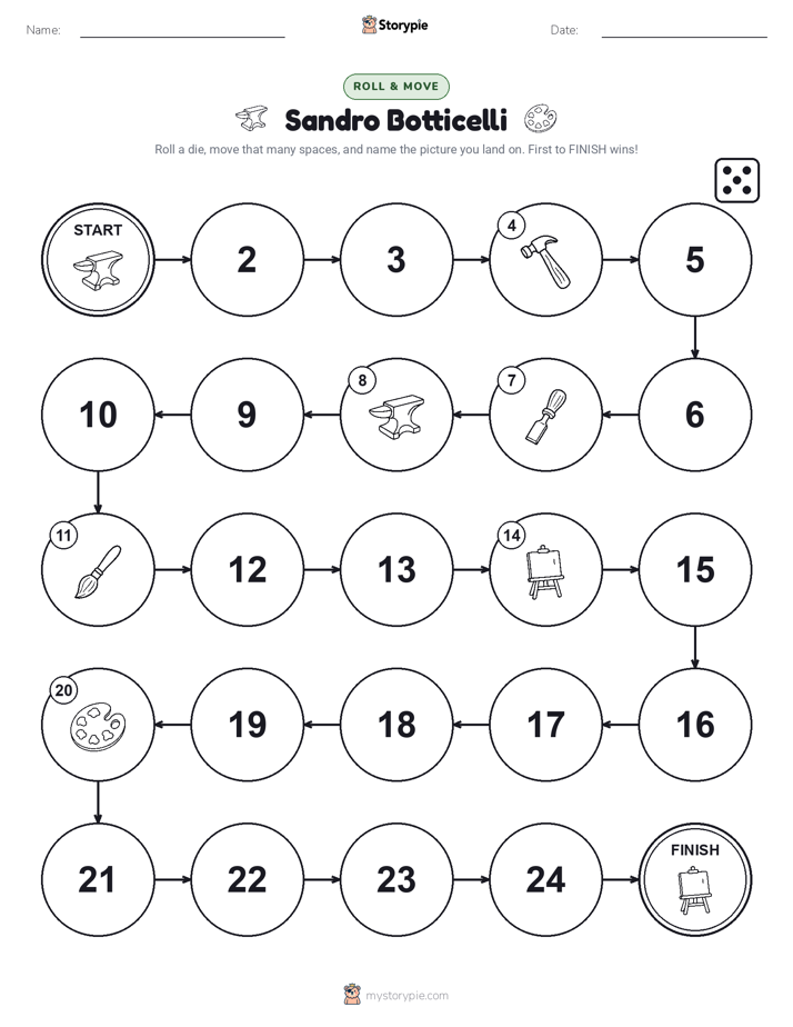 Roll & Move Game