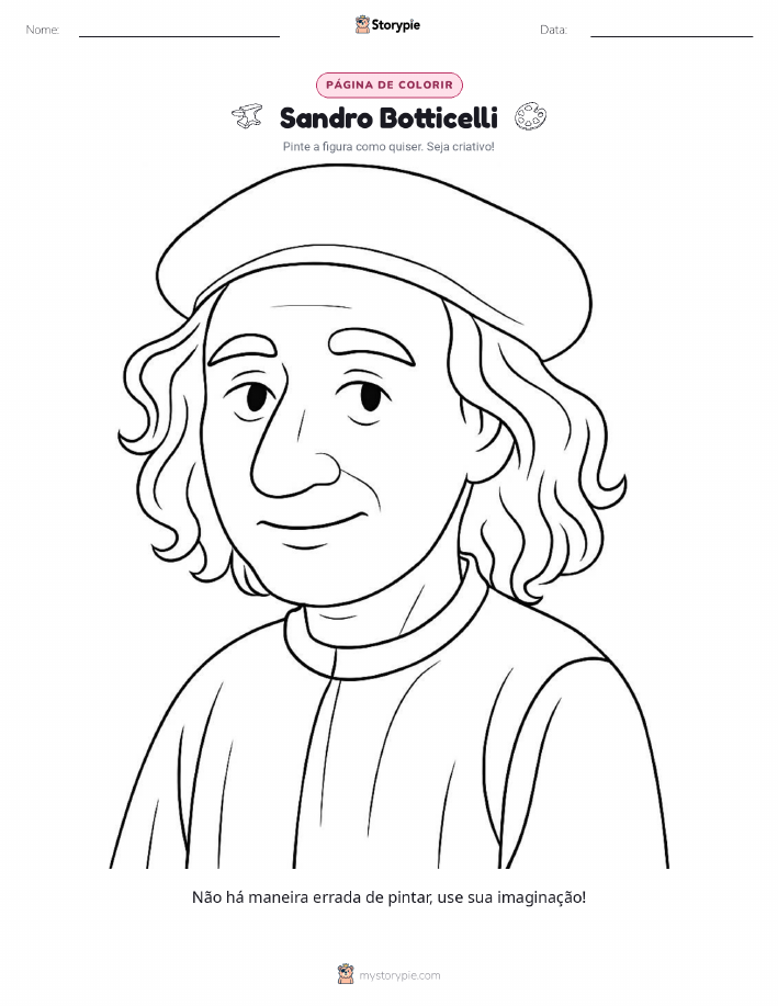 Página para colorir