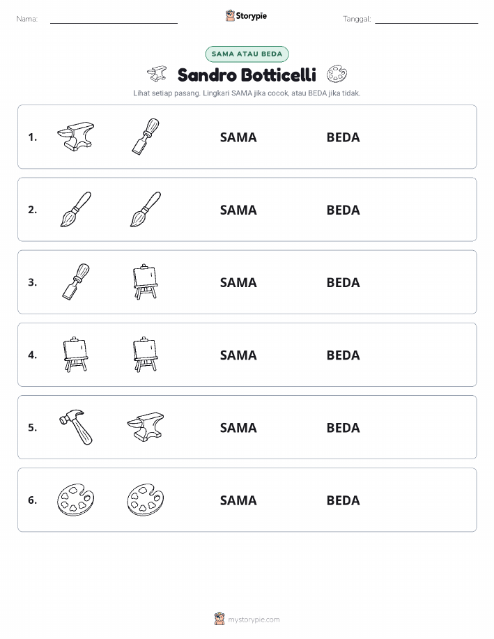 Sama atau Berbeda