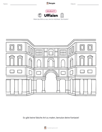 Uffizien druckbare Arbeitsblatt Vorschau