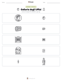 Anteprima della scheda stampabile di Galleria degli Uffizi