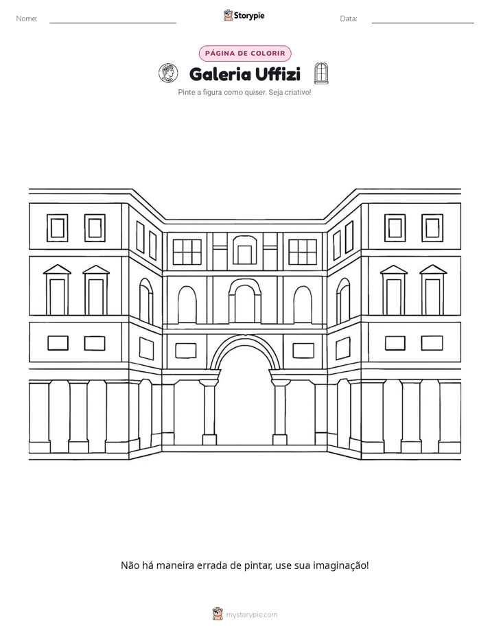 Página para colorir