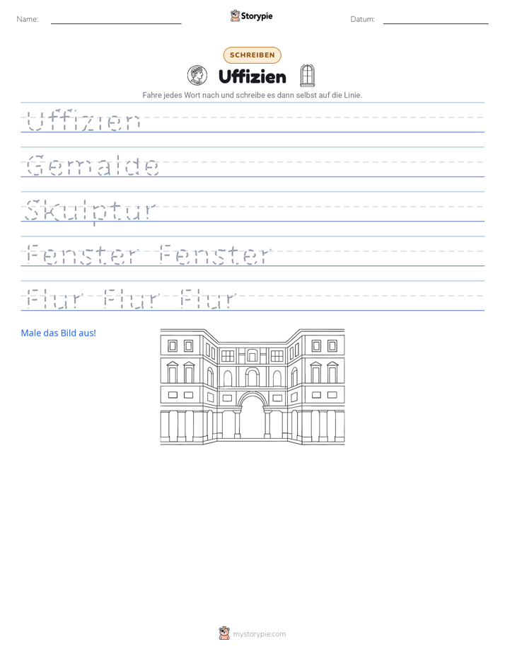 Schreibübung