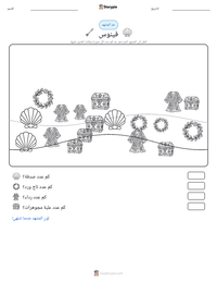 معاينة ورقة العمل القابلة للطباعة فينوس