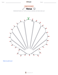 Venus druckbare Arbeitsblatt Vorschau