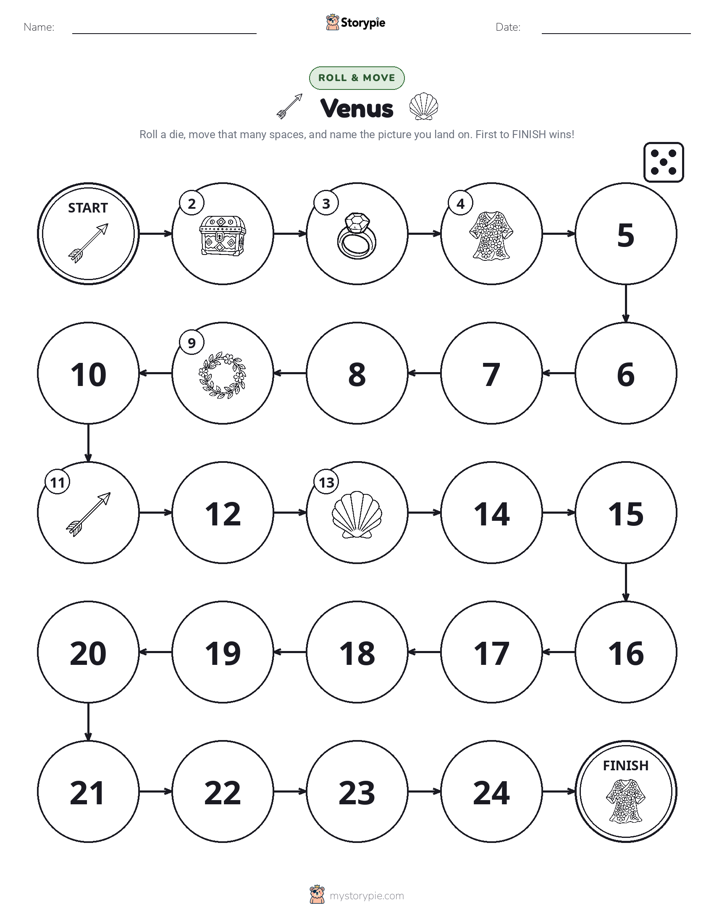 Roll & Move Game