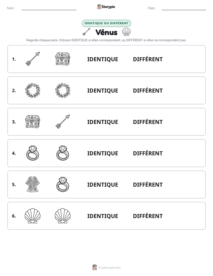 Identique ou Différent
