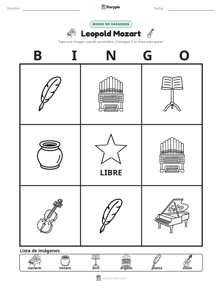 Bingo de Imágenes