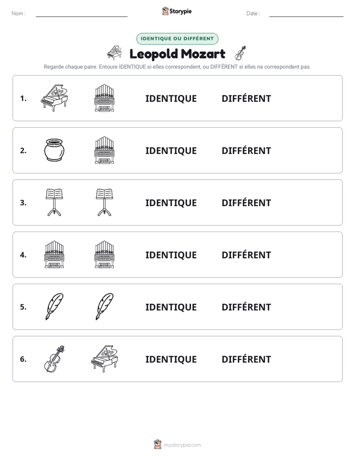 Identique ou Différent
