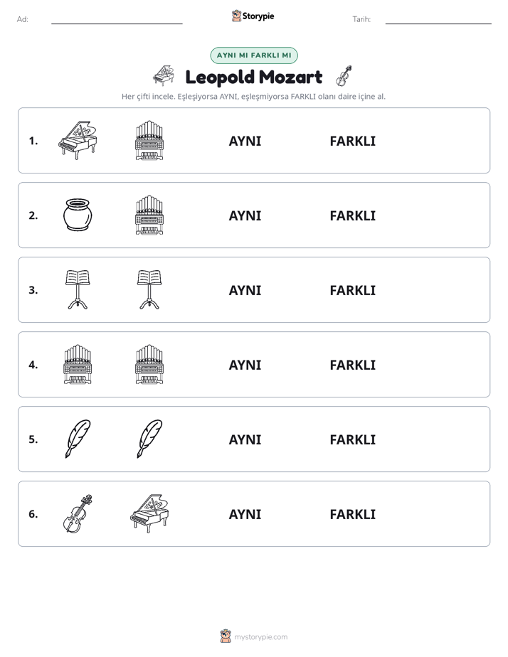 Aynı mı Farklı mı