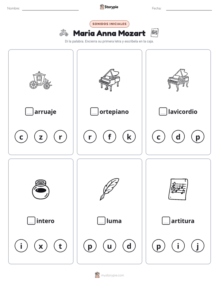 Sonidos Iniciales