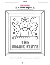 Anteprima della scheda stampabile di Il flauto magico