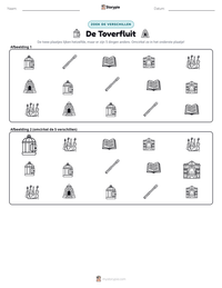 De Toverfluit afdrukbare werkblad voorbeeld