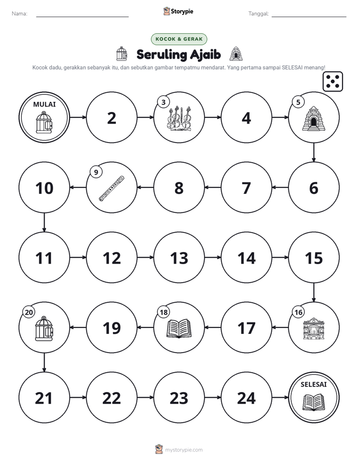 Permainan Gulung & Pindah