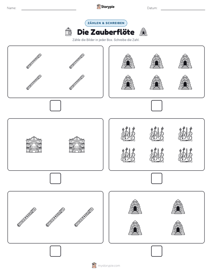 Zählen & Schreiben