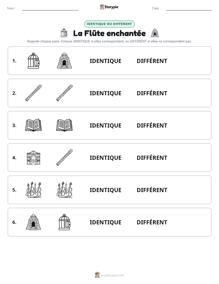 Identique ou Différent