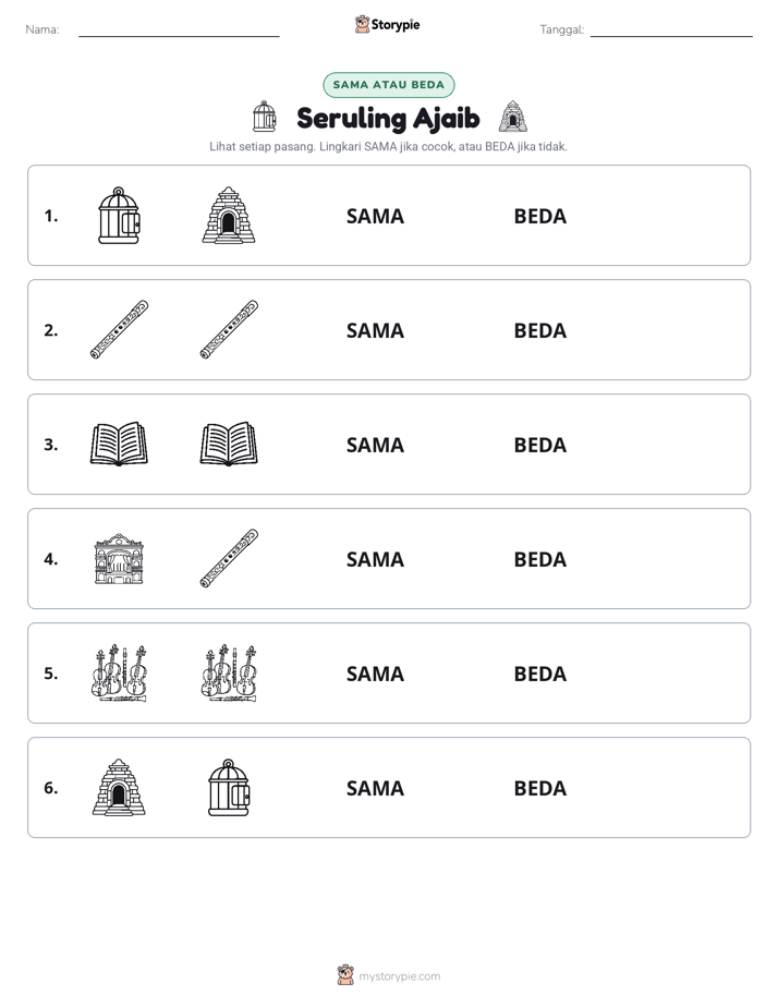 Sama atau Berbeda
