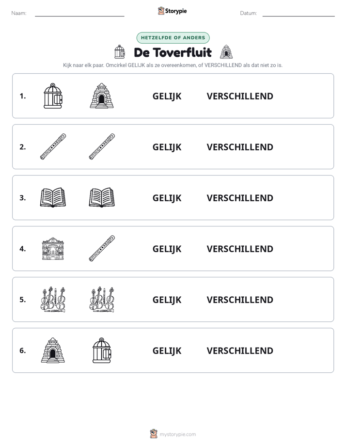 Zelfde of Verschillend