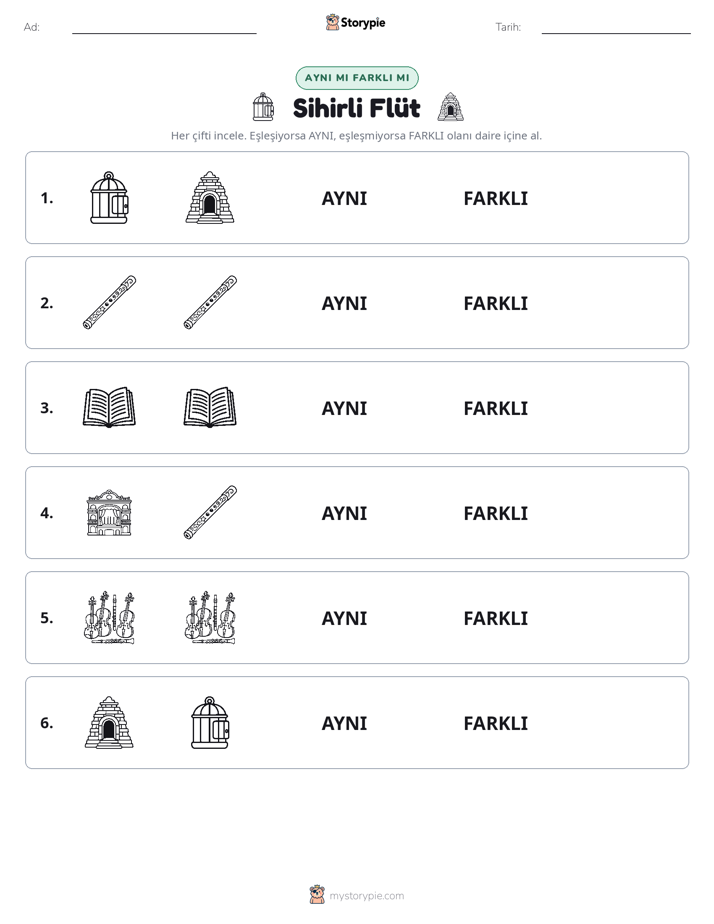 Aynı mı Farklı mı